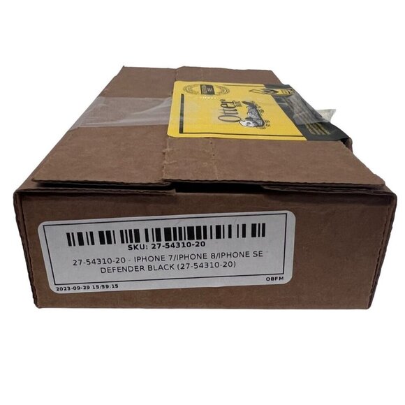 Otter Box Defender Black Case + Belt Clip Apple iPhone 7 8 SE 2nd Gen New USA - Picture 7 of 8